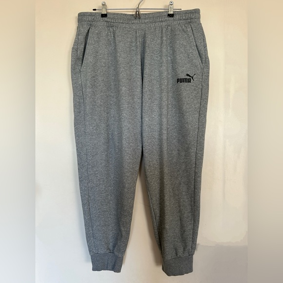 Puma Other - Puma Men’s Heather Grey Fleece Lined Joggers- Size XXL